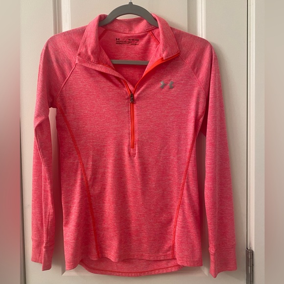 Under Armour Tops - Under Armour, pink quarter zip